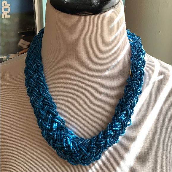 🌟$5 Braided Beaded Necklace - Picture 3 of 5